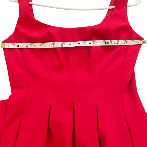 Coral/Red Sleeveless Dress (w/ pockets!) - Picture 4 of 6